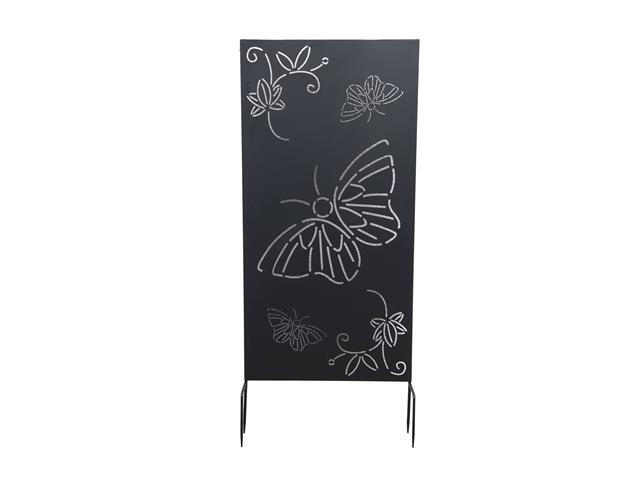 METAL BUTTERFLIES GARDEN SCREEN (55.11" H)